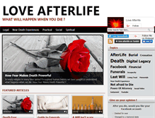 Tablet Screenshot of loveafterlife.com